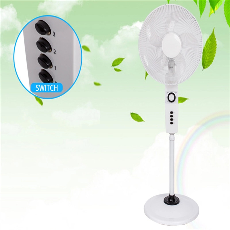 Ventilateur en plastique de piédestal de fan de support de refroidissement de 16 pouces (40cm) et de 18 pouces (45cm) avec la base ronde stable